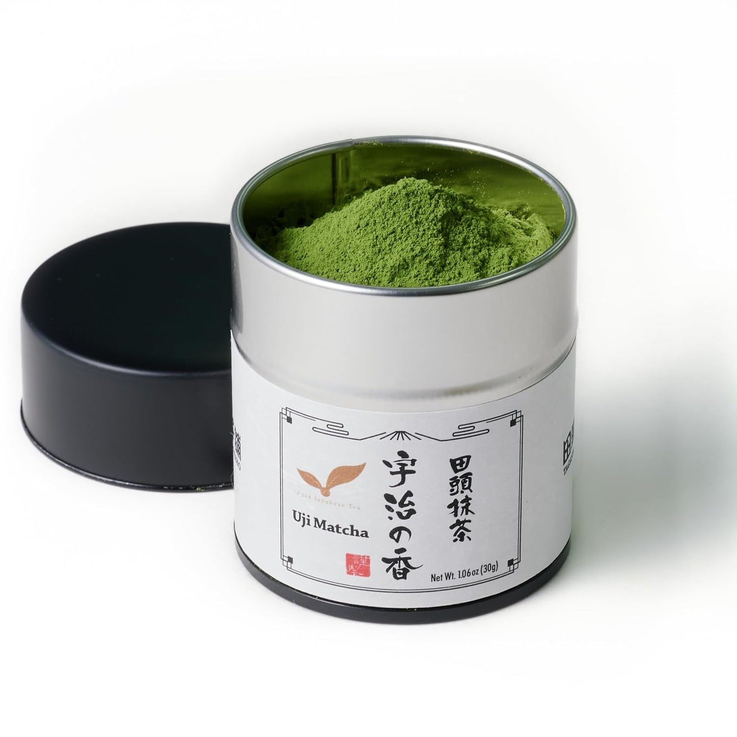 Tagashira Chaho "Uji no Kaori" Uji Matcha Green Tea Powder (30g/1.06oz) - Everyday Matcha, Delicious in Lattes, 100% Product of Japan
