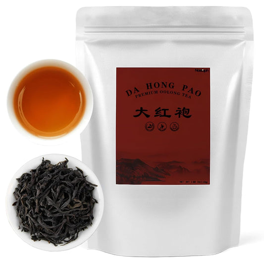 Naslaph Dahongpao Oolong Tea Loose Leaf, 3.88 Oz Big Red Robe Tea Dahongpao Wuyi Rock High Mountain Oolong