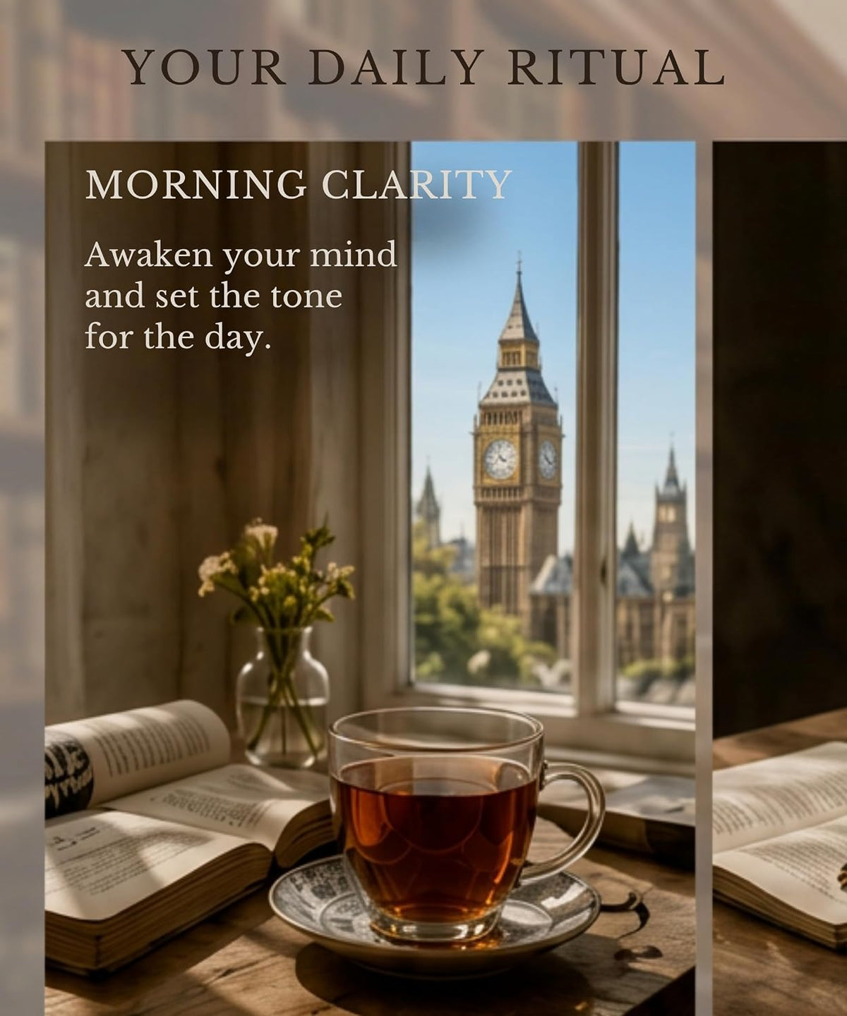 EZR Leaf English Breakfast Premium Whole Leaf Ceylon Black Tea, 20 counts 2.1 Once, Rich Flavor &amp; Bold Aroma Blend, A Morning Ritual in Every Cup