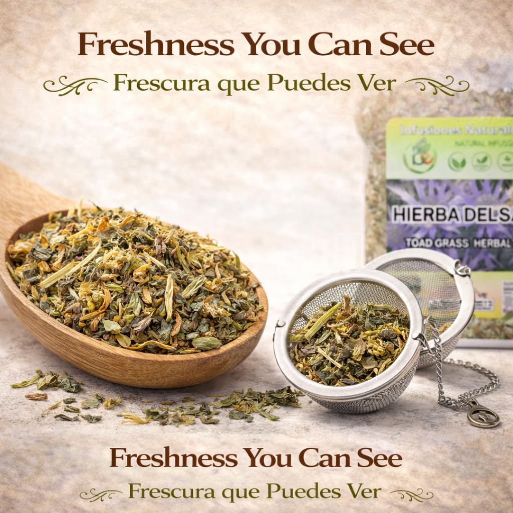 B-Experts Hierba del Sapo Herbal Tea 4 oz (113g) - 100% Natural Mexican Thistle (Eryngium heterophyllum) - Traditional Loose