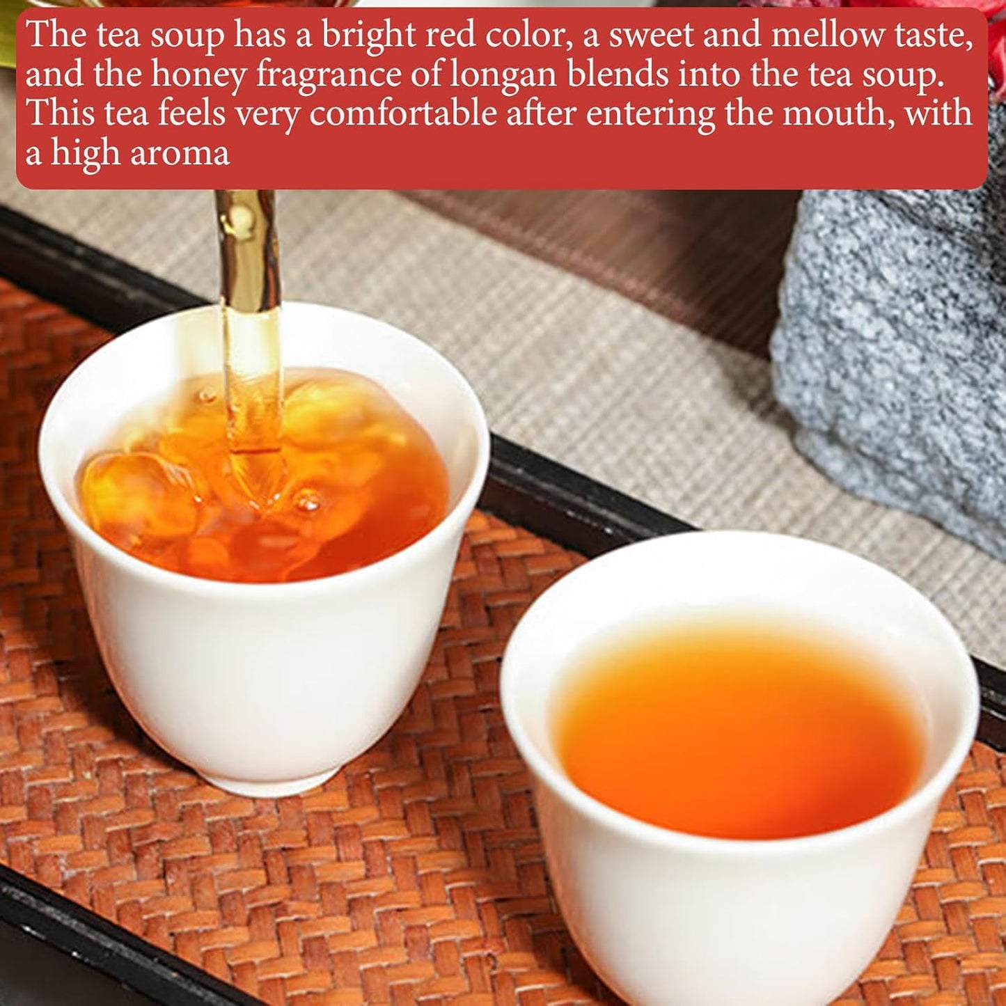 Lingyunxi Lapsang Souchong Tea Black Tea Loose Leaf Wuyi Mountain Chinese Tea|Non-Smoky Honey Floral Sweet Mellow Taste|No Bitter| Picked in Spring| Fully Fermented Tea 4.23oz/120g 正山小种 红茶 蜜香 非烟熏