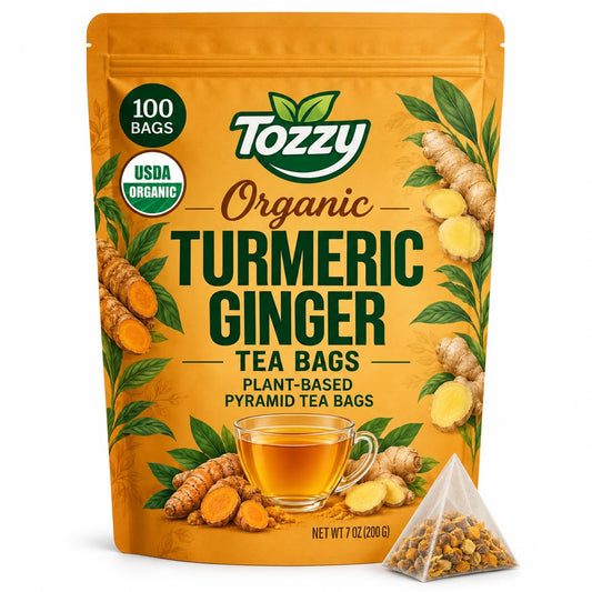 Tozzy Organic Turmeric Ginger Tea