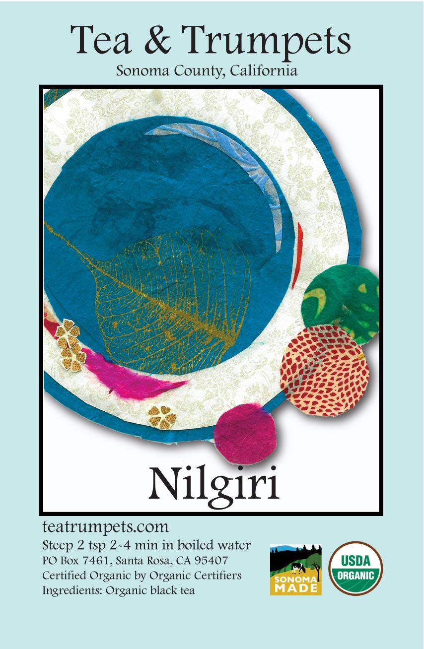 USDA Organic Nilgiri South Indian Loose Leaf Black Tea 8 oz