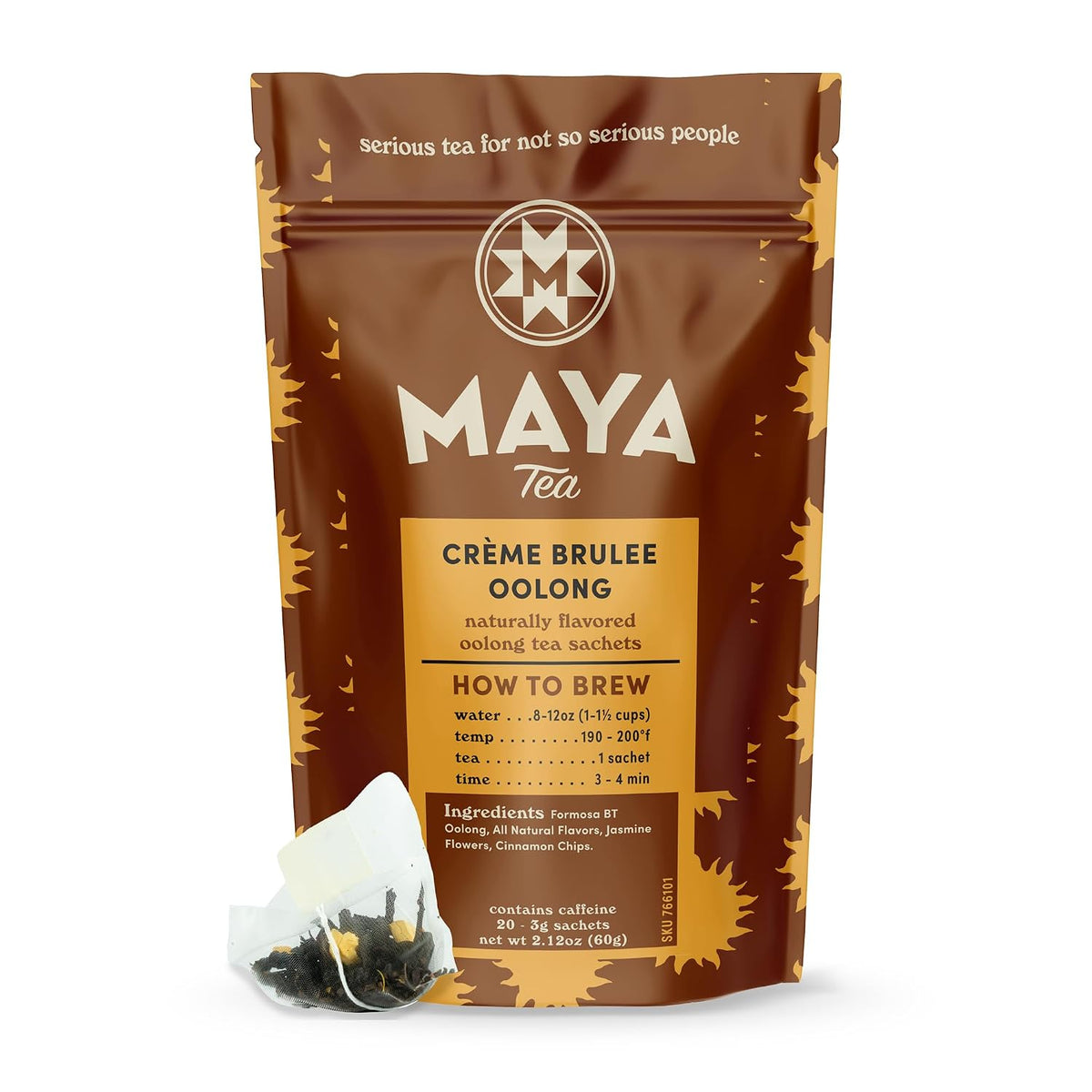 Maya Tea Creme Brulee Oolong Tea Sachets