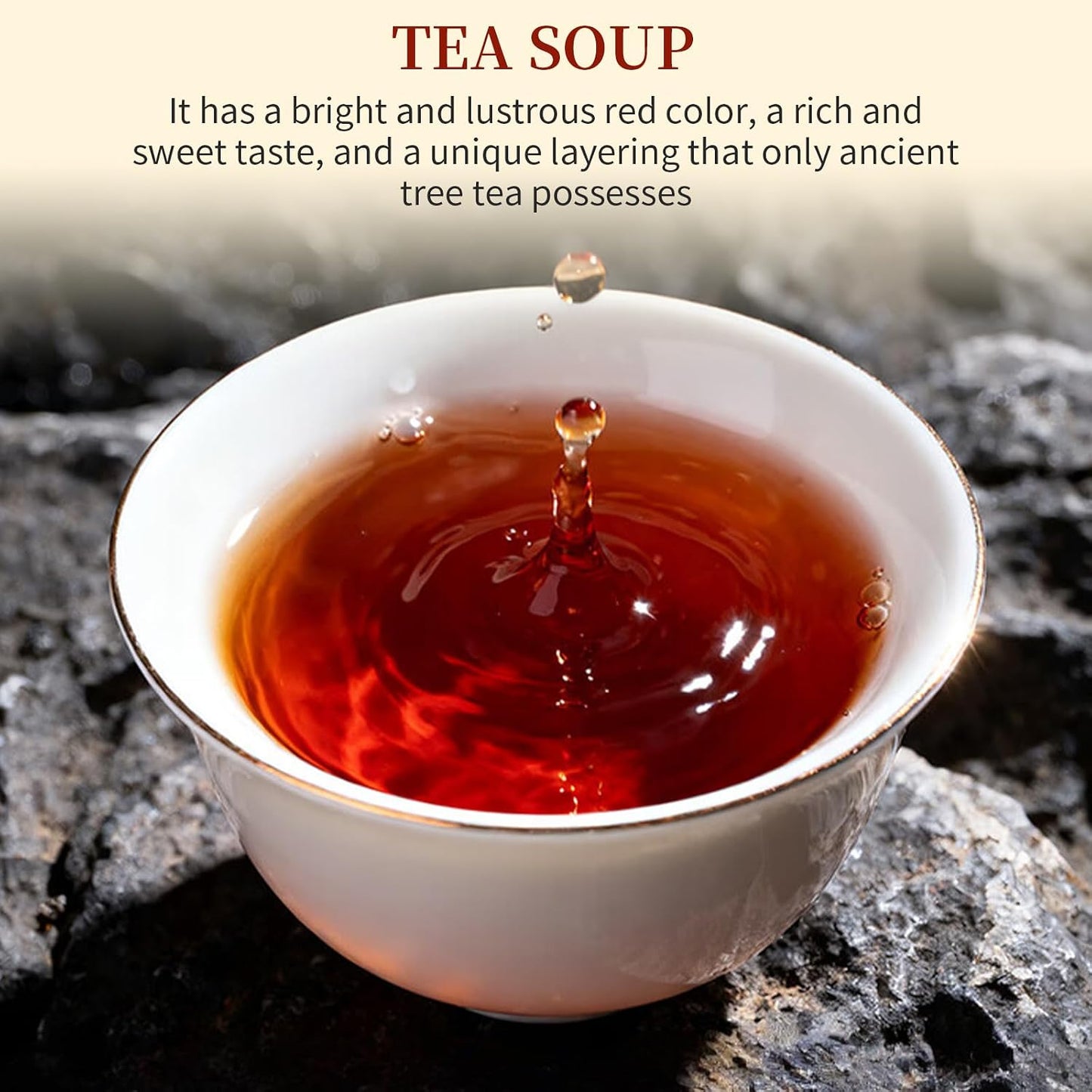 XIXICHA Classic Premium Pu-erh Tea Brick Grade AAA Produced in 2020 Aged Ripe Pu 'er Ancient tree Pu 'er tea Cake Worth collecting Produced in Menghai，Yunnan 500g/17.64oz（250g*2）Additive-free Chinese tea（468 cups）普洱熟茶 典藏普洱 云南勐海普洱茶砖