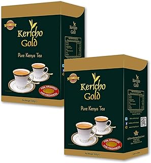 Kericho Gold Black Loose Leaf Tea - 500g (Pack of 2)