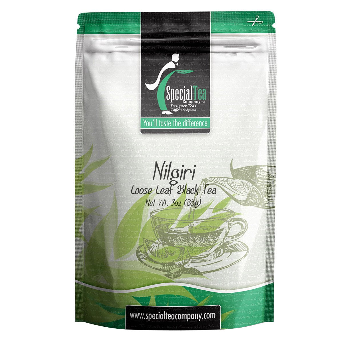 Special Tea Nilgiri Organic Black Tea, Loose Leaf, 3 Ounce