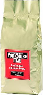 Yorkshire Tea, Red, Black Tea, Loose Leaf, Kilo Bag (35.27 Ounces), Refreshing, Satisfying, and Strong, Classic British Breakfast Blend, Caffeinated, Enjoy Hot or Iced