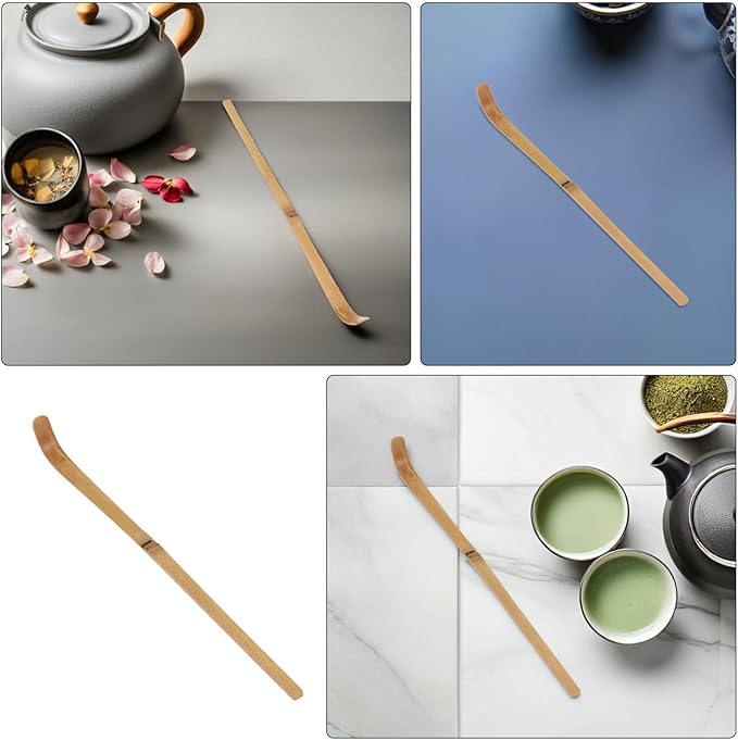 Generic 4pcs Matcha Bamboo Scoop - 7.27'' Traditional Japanese Tea Ceremony Utensil