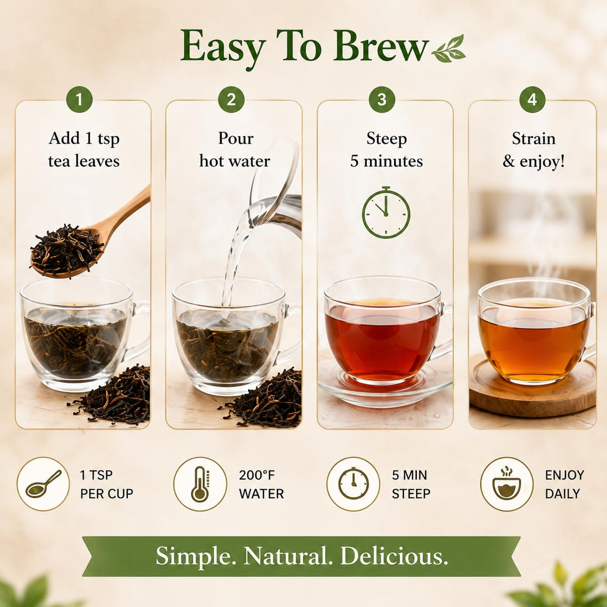Siberian Fermented Wild Ivan Chai Loose Herbal Tea All Natural, No Caffeine (NET WT 2 OZ (57G))
