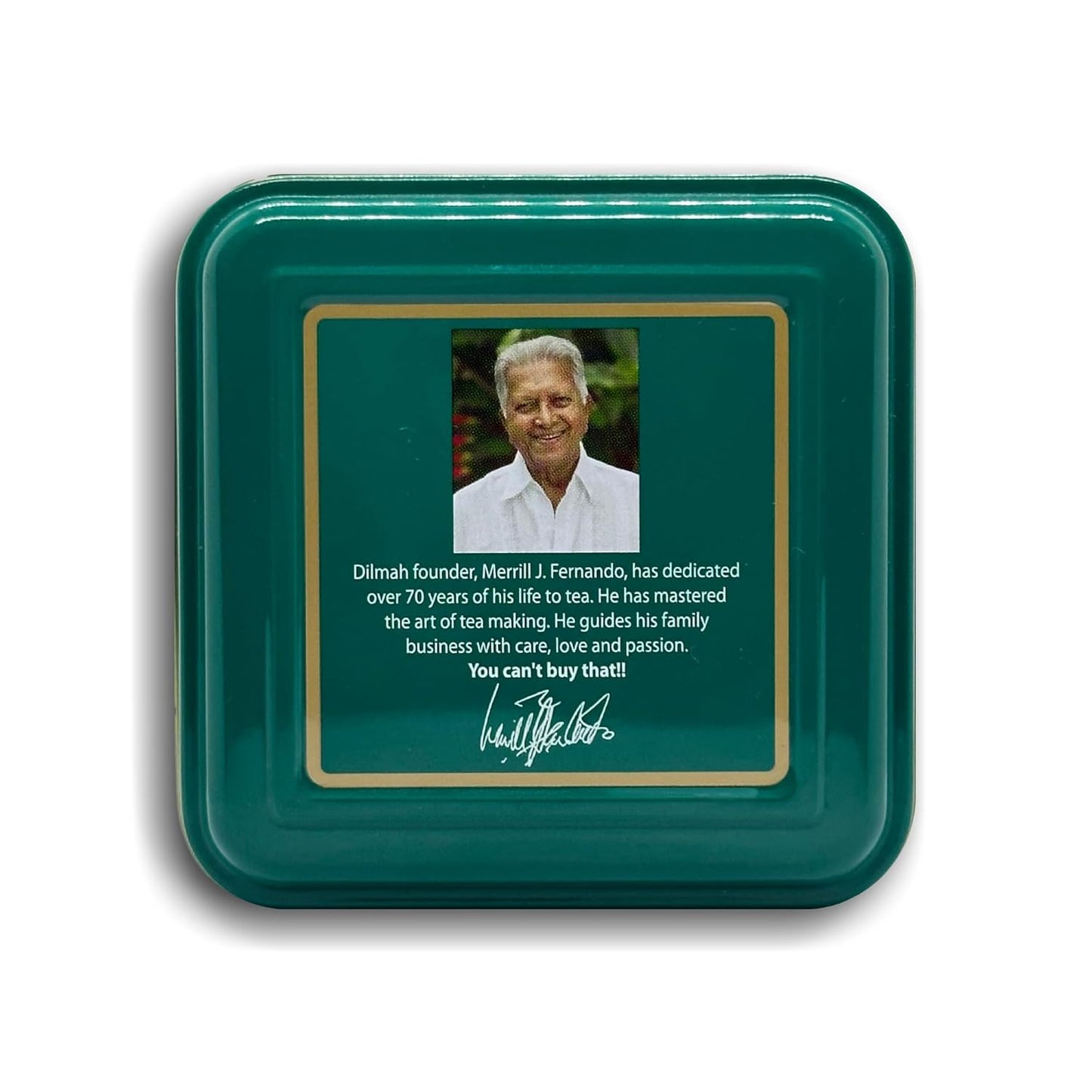 Dilmah English Breakfast Loose Leaf Tea, 4.41oz Tin, Pure Ceylon Tea in Caddy, Premium Black Tea