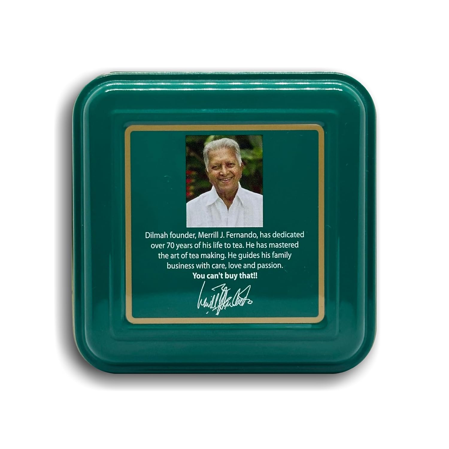 Dilmah English Breakfast Loose Leaf Tea, 4.41oz Tin, Pure Ceylon Tea in Caddy, Premium Black Tea