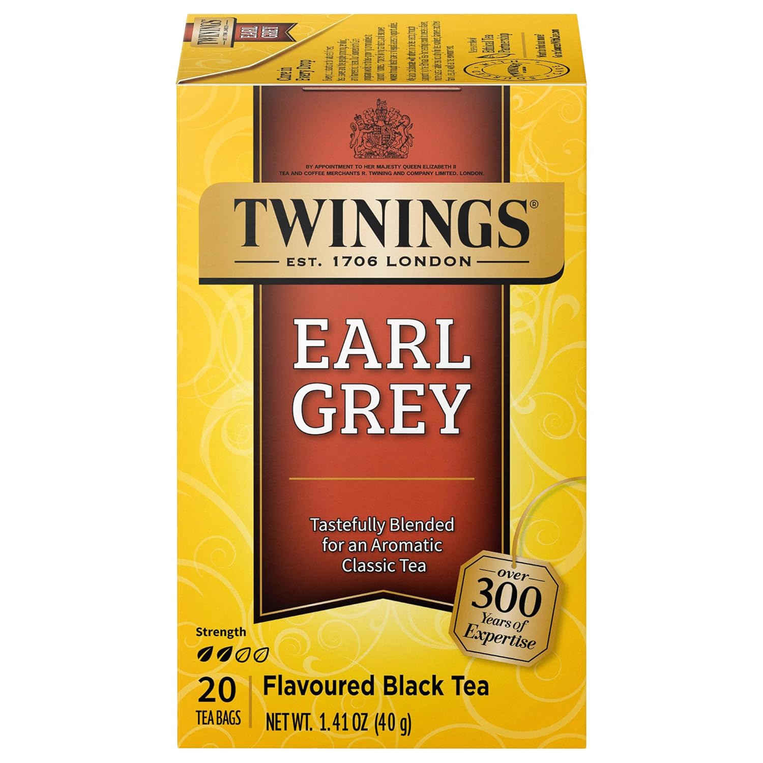 Twinings Earl Grey Tea, Tea Bags, 20 ct