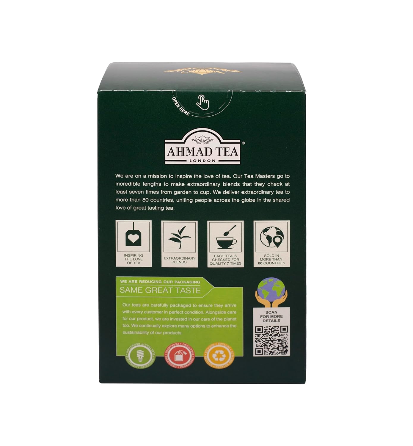 Ahmad Tea Black Tea, English Breakfast Loose Leaf, 500 Gram Box