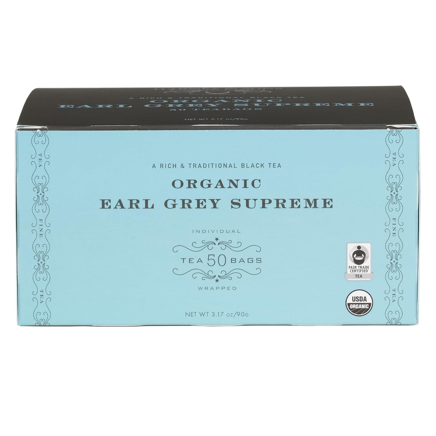 Harney &amp; Sons Organic Earl Grey Supreme Tea Bags, 50 Count