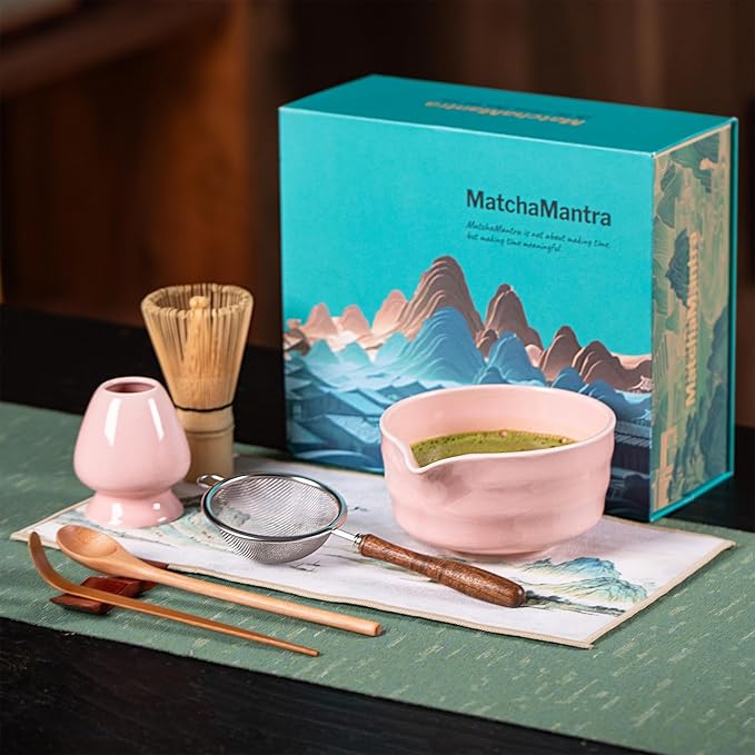 Premium Matcha Ceremony Set – Complete 9-Pcs Ritual Kit – Presented in Luxury Magnetic Gift Box, Per