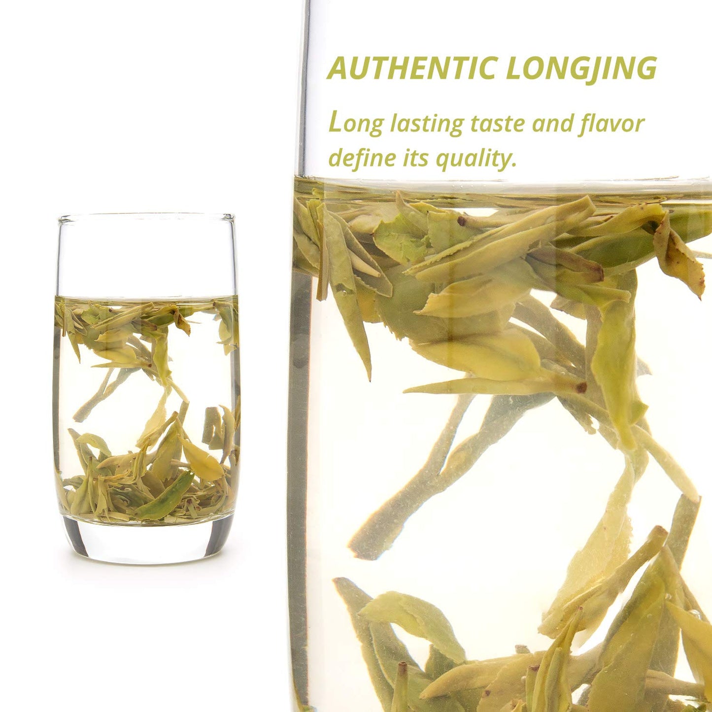 oriarmcha 2026 Mingqian Longjing Dragon Well Tea 2nd Grade - Dragonwell Long Jing Green Tea Loose Leaf - Ecologically Grown 250g Zip-lock Resealable Bag
