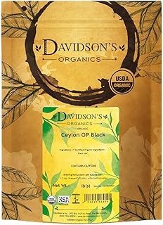 Davidson's Tea Bulk, Ceylon Op Black, 1 lb Bag