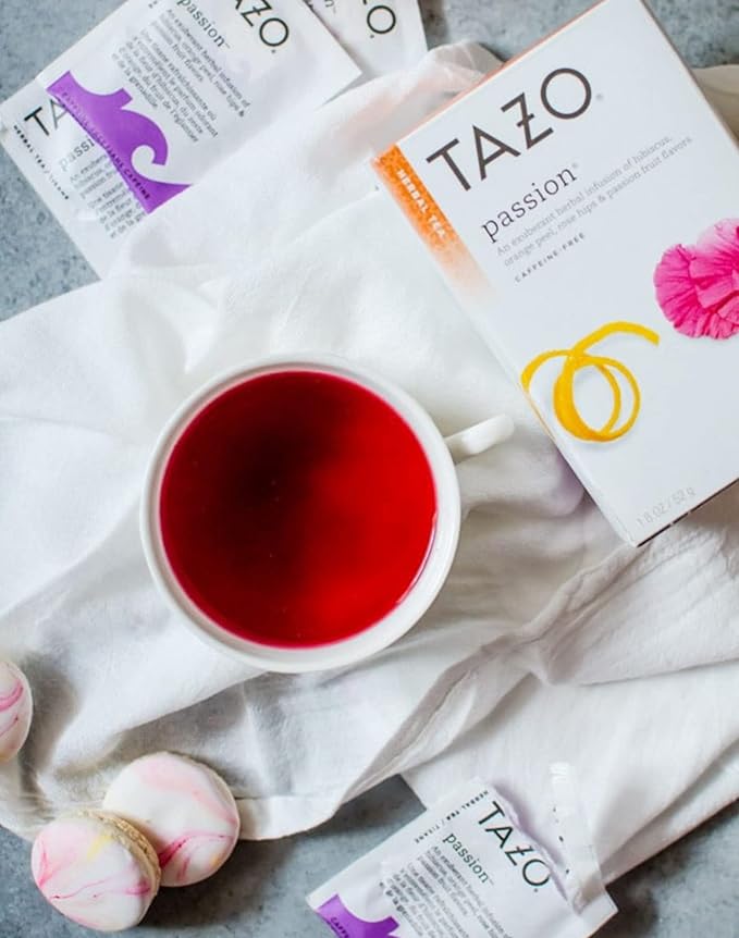 TAZO Tea Bags Sampler, 48 Count Variety Gift Box, 6 Different Flavors, 8 of each