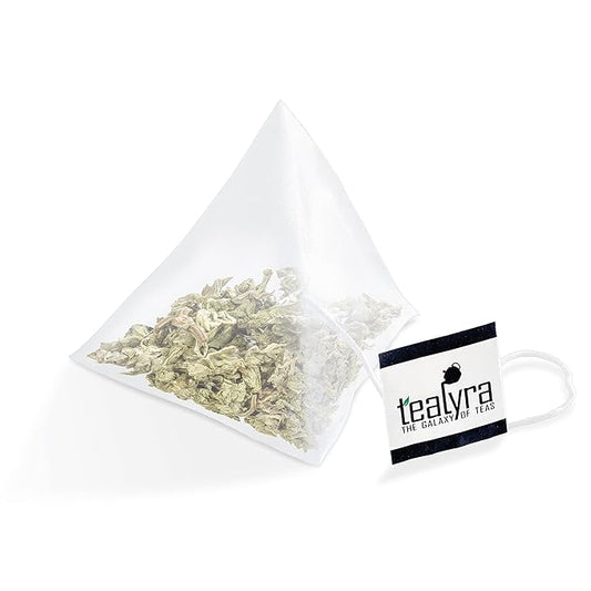 Tealyra - Bedtime - 25 Bags - Chamomile - Spearmint - Hemp Leaves - Unique Relaxing Herbal Loose Leaf Tea - Sleep and Calm Tea - All Natural