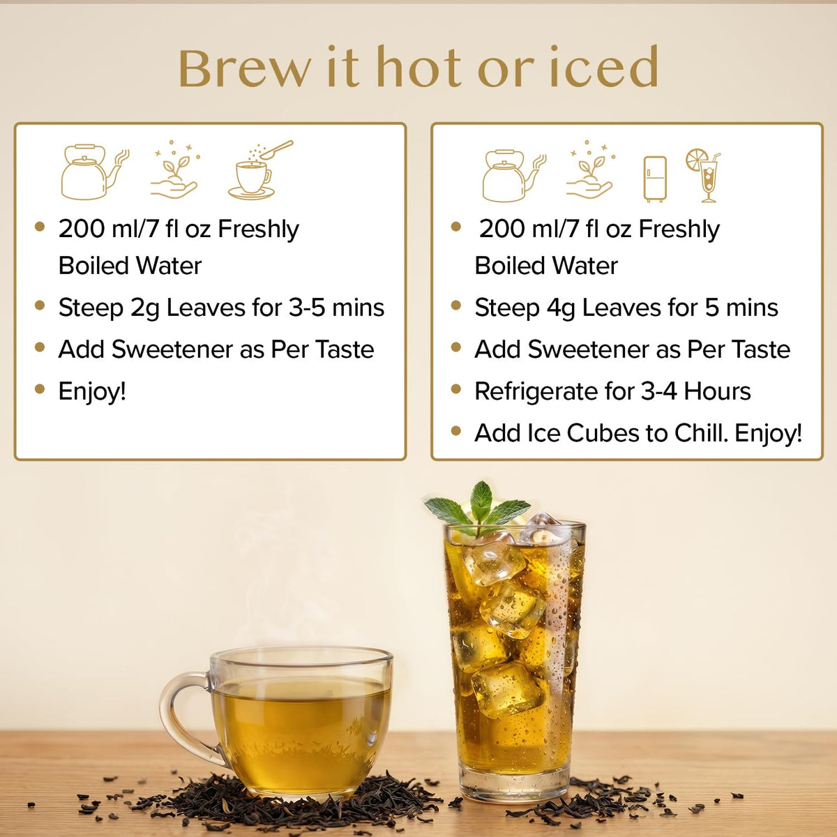 VAHDAM First Flush Darjeeling Tea (3.53oz|50+ Cups) Loose Leaf Black Tea