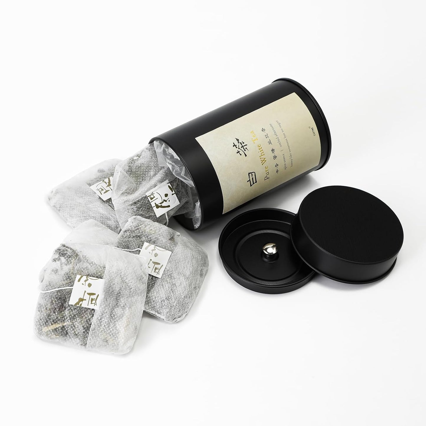 Curret White Tea Blend – Fujian &amp; Yunnan White Tea, Honey Sweet, 15 Count