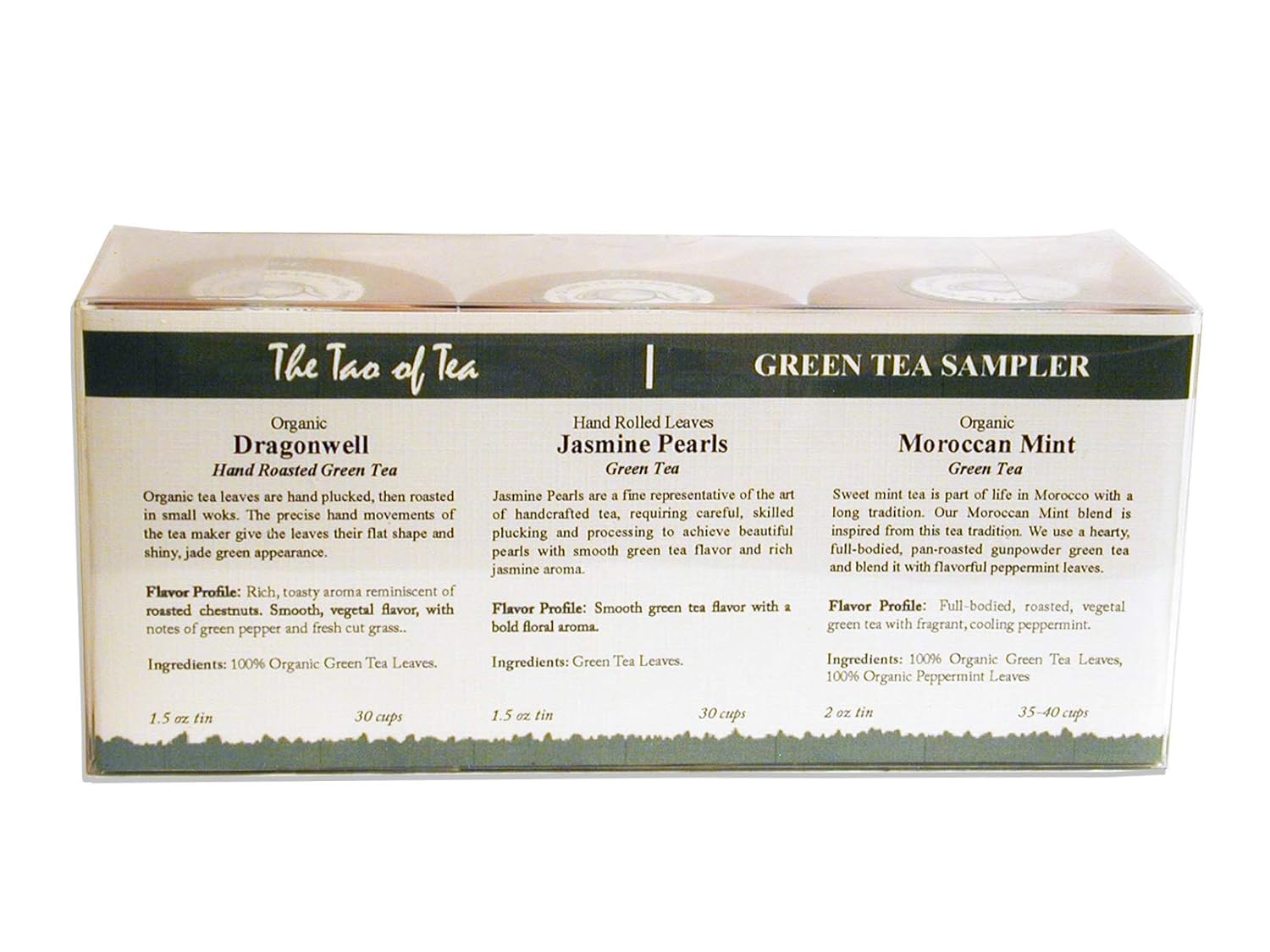 The Tao of Tea Green Tea Sampler, 3-Count Can