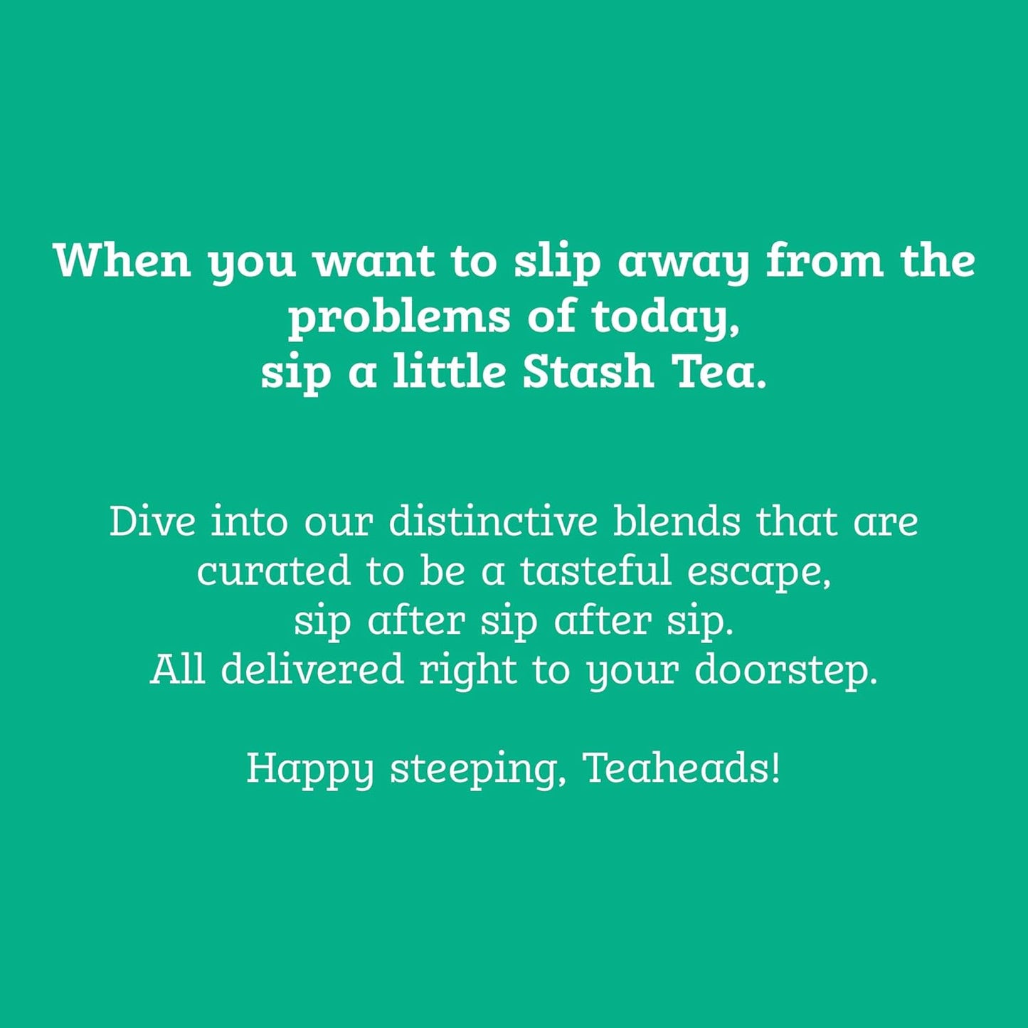 Stash Tea Soothing Herbal Tea 6 Flavor Variety Pack, 6 Boxes With 18-20 Tea Bags Each