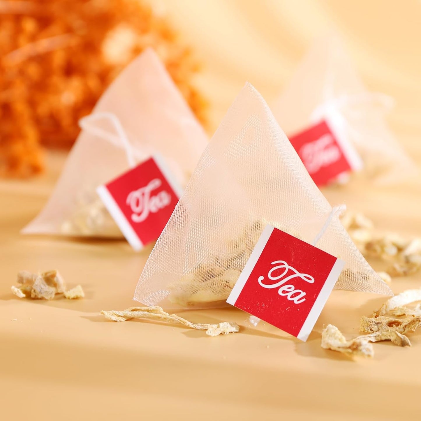 FullChea Ginger Tea Bags, 50 Counts, Te De Jengibre, Non-GMO