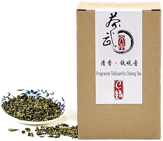 ChaWuWarmSun-[C] Fragrant TieGuanYin Oolong Tea,8.8oz/250g,WuLong Tea Loose Leaf Wu Long,Origin of AnXi,FuJian,Chinese