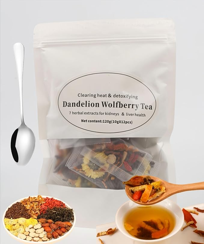 Organic Dandelion Root & Milk Thistle Tea with Burdock and Artichoke | Herbal Wellness Blend for Gentle Refresh | Caffeine-Free (1)