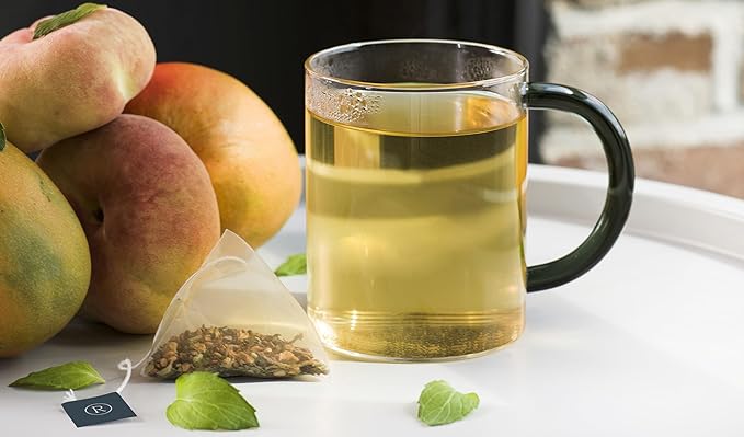 REVOLUTION TEA® Mexican Hibiscus, Mango & Moringa Fruit Tea [THE ORIGINAL] – Premium Full Leaf Tea – Biodegradable Infuser Tea Bags – Flavored Fruit Tea – Naturally Caffeine Free – 20 Bags