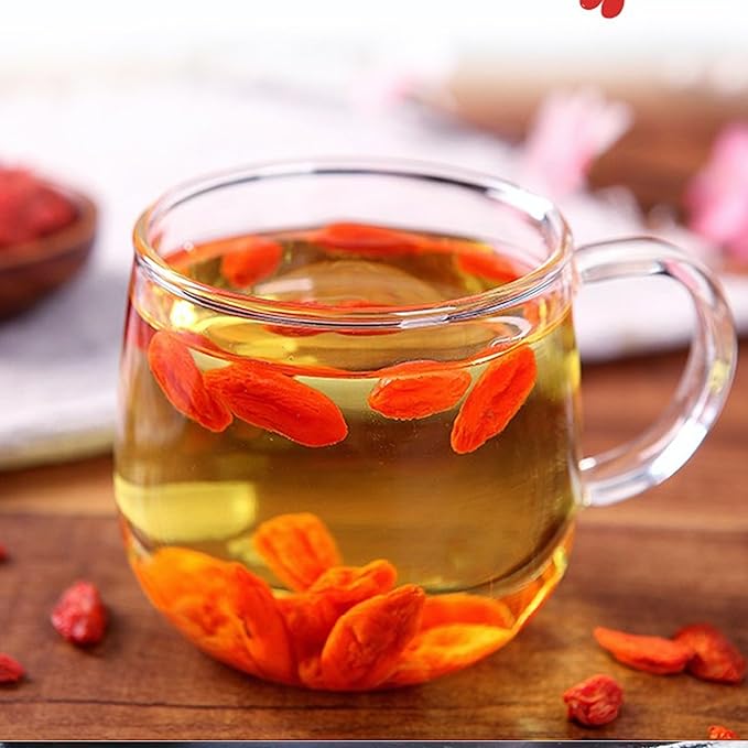 Goji Berry Tea For Men, 30 Teabags*6g - Premium Five Flavors Herbal Tea Combination - Schisandra Berries, Dodder