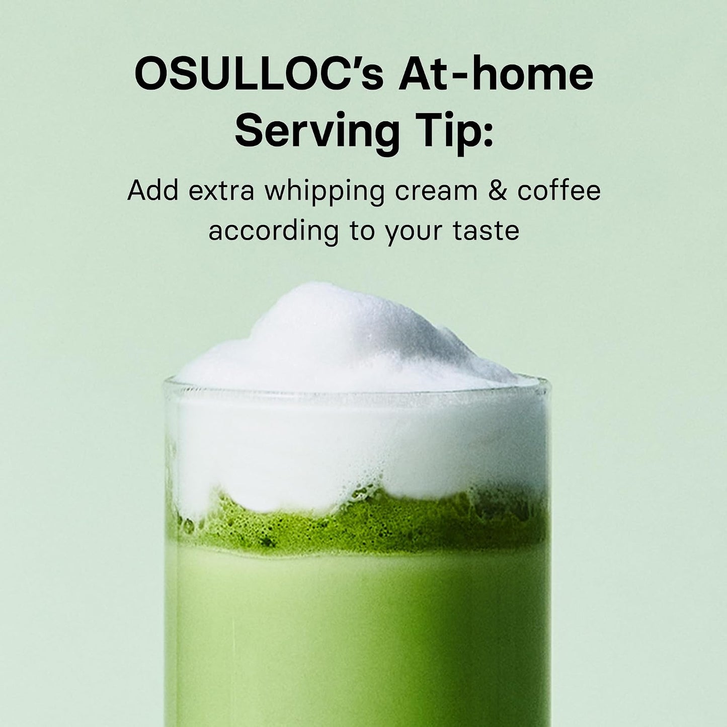 OSULLOC Jeju Matcha Milk Tea Powder Stick Packets, 10 Count