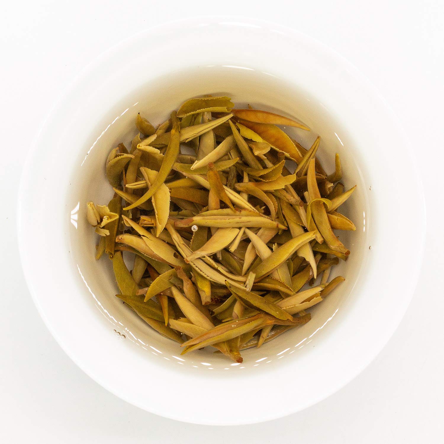 Oriarm Fuding Silver Needle White Tea Loose Leaf 500g (Pack of 2) - Bai Hao Yinzhen Chinese Silver Tips Tea 2nd Grade
