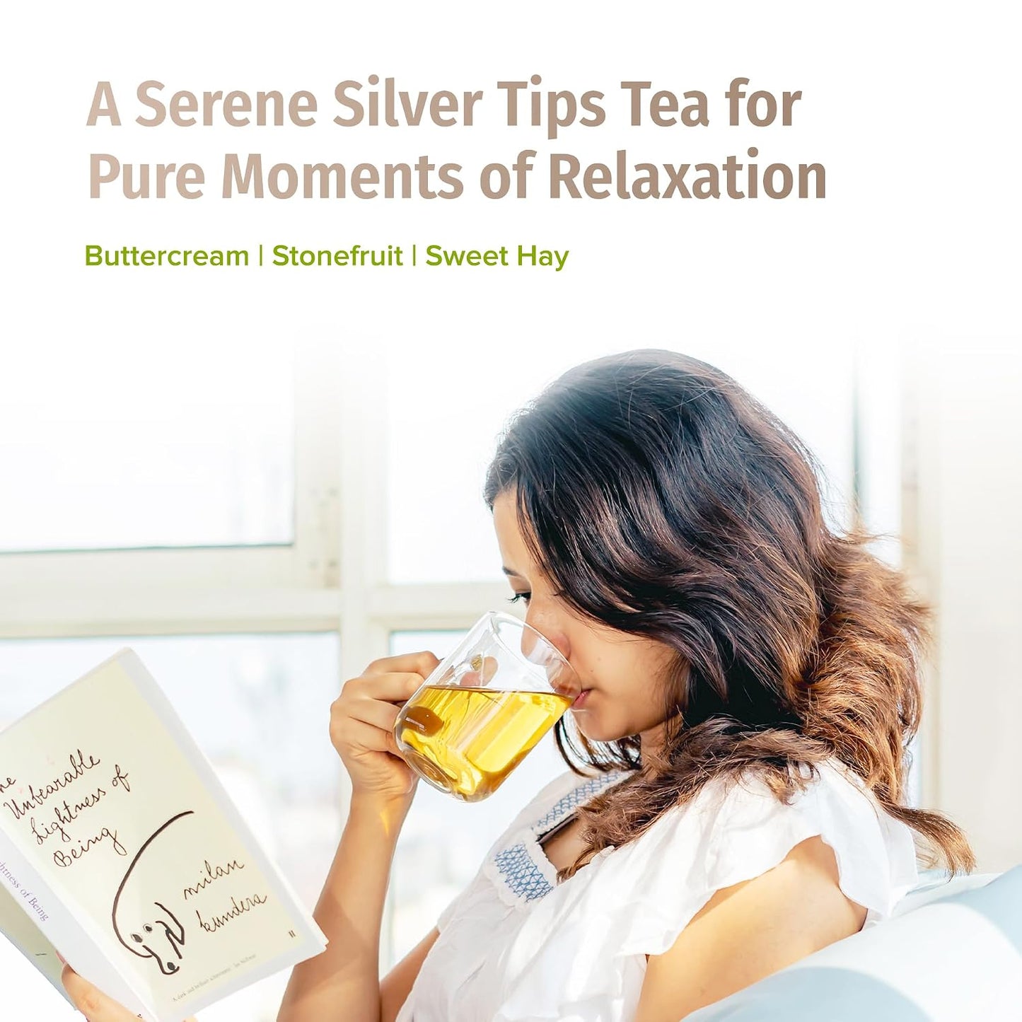 NEPAL TEA Organic Silver Tip Tea Loose Leaf - USDA Certified Organic Loose Leaf Tea from a Family Farm in the Himalayas - Premium Leaves - 3.5 oz / 100 g (Silver Yeti)