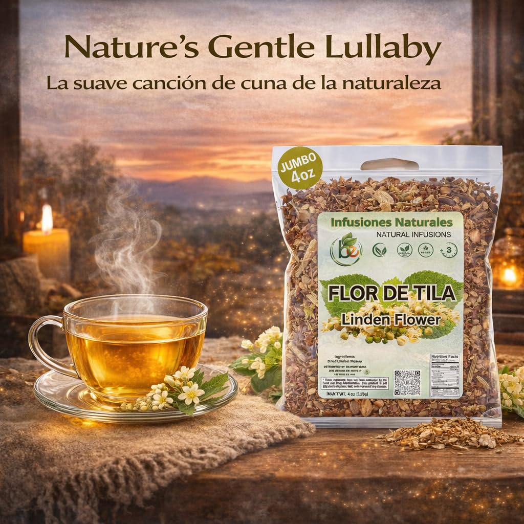 B-Experts Tila Seca Herbal Tea (4 oz) – 100% Natural Linden Flowers & Leaves (Ternstroemia lineata) – Traditional Relaxation