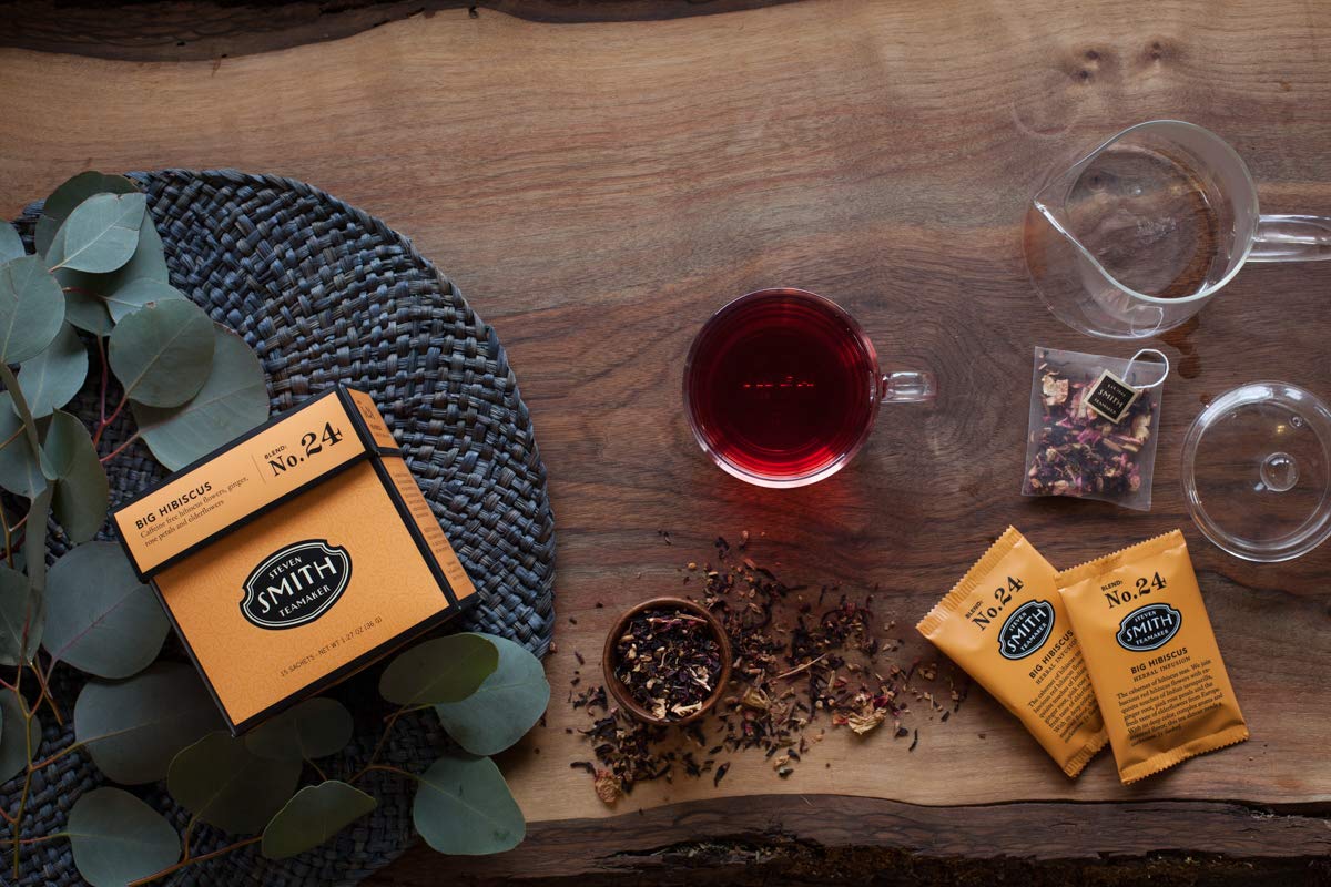 STEVEN SMITH TEAMAKER Big Hibiscus Herbal Infusion 15 Bags