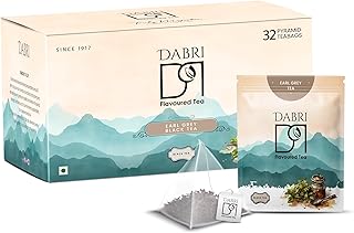 Dabri Earl Grey Black Tea Bags (32 Pyramid Bags)