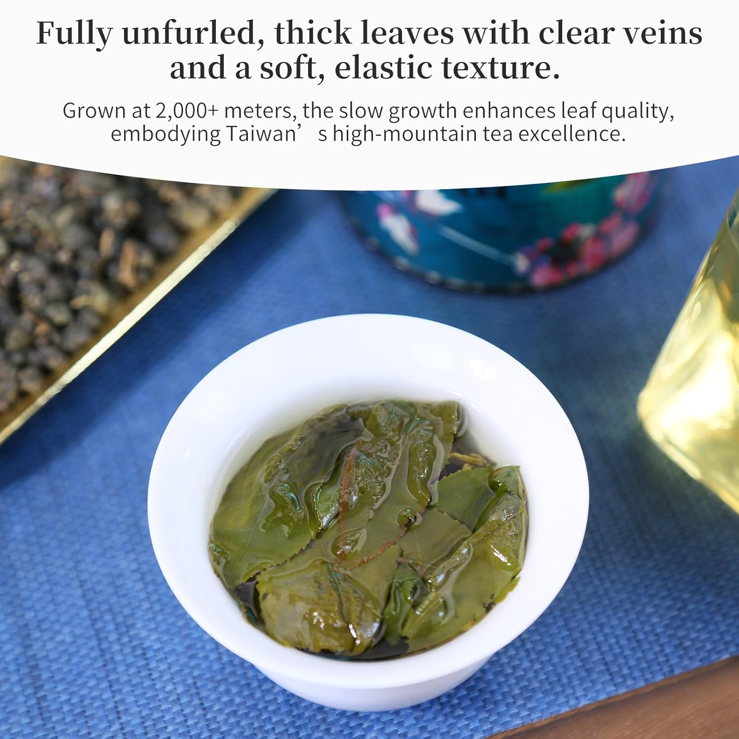 Yuexi Dayuling Oolong Tea Loose Leaf Dayuling Tea Taiwan Tea High Mountain Oolong Tea Da Yu Ling Taiwan Gaoshan Ulong 台湾高山茶 大禹岭 台湾茶 乌龙茶 150g/5.29oz