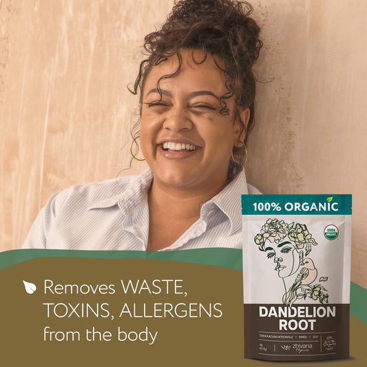 Dandelion Root Tea Organic 4 oz. - Diente de Leon Organico – Natural Cleansing