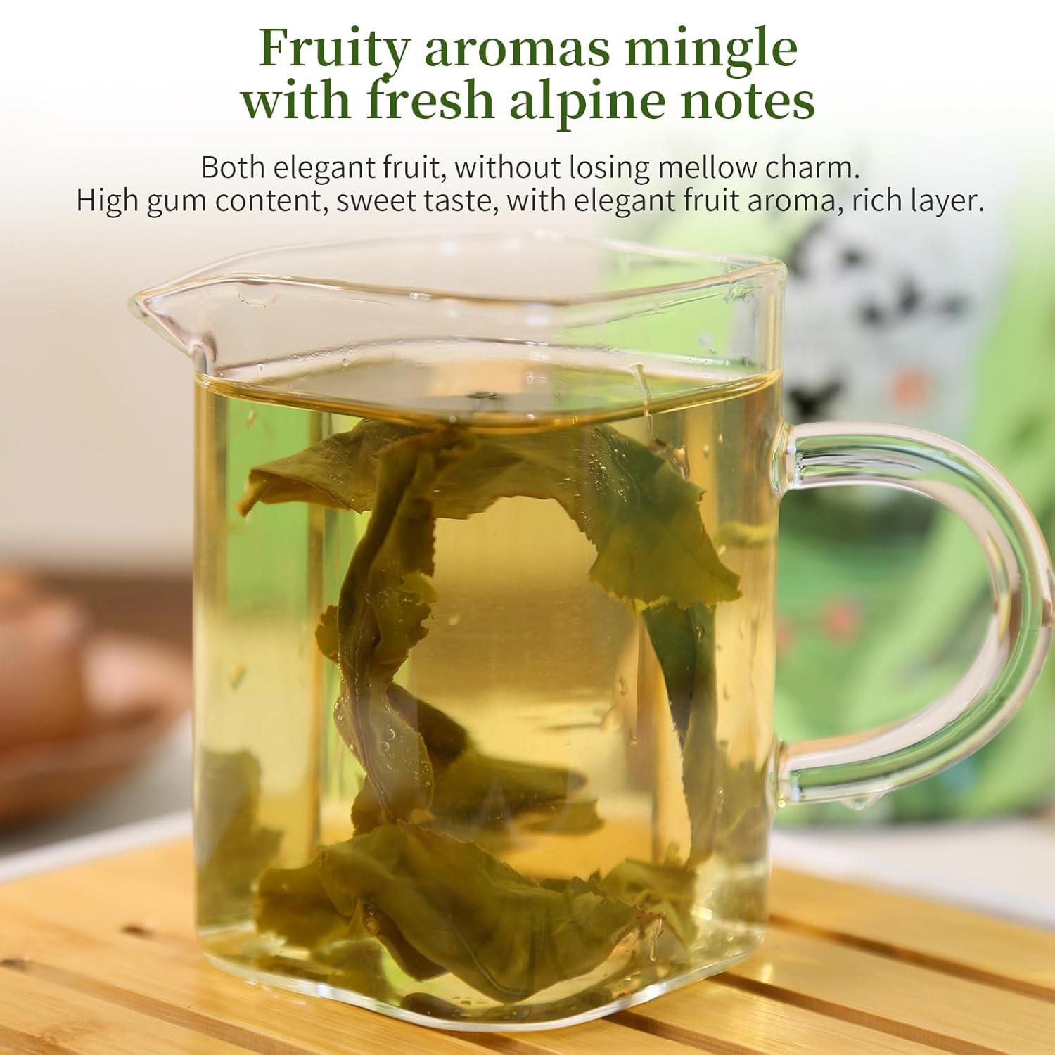 XIXICHA Lishan Oolong Tea Taiwan High Mountain Oolong Tea Loose Leaf Taiwan Lishan Tea Taiwaness Gaoshan Ulong Tea Formosa 梨山茶 梨山高冷茶 台湾茶 台湾高山茶 乌龙茶 5.3oz/150g