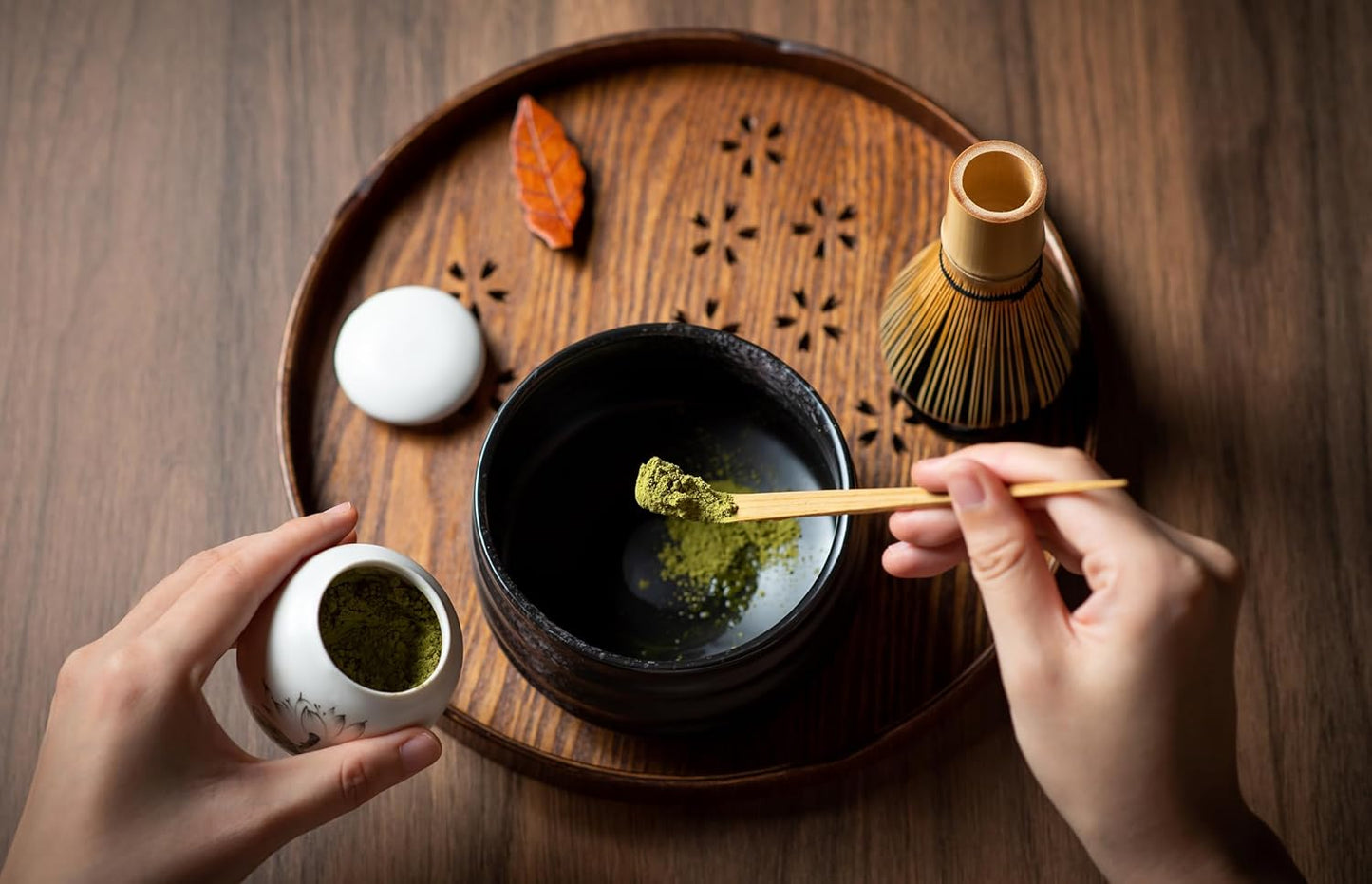 Matcha Organic Ceremonial First Spring Blend – Authentic Japanese First Harvest Ceremonial Grade Matcha Green Tea Powder from Japan (30g / 1.06oz)