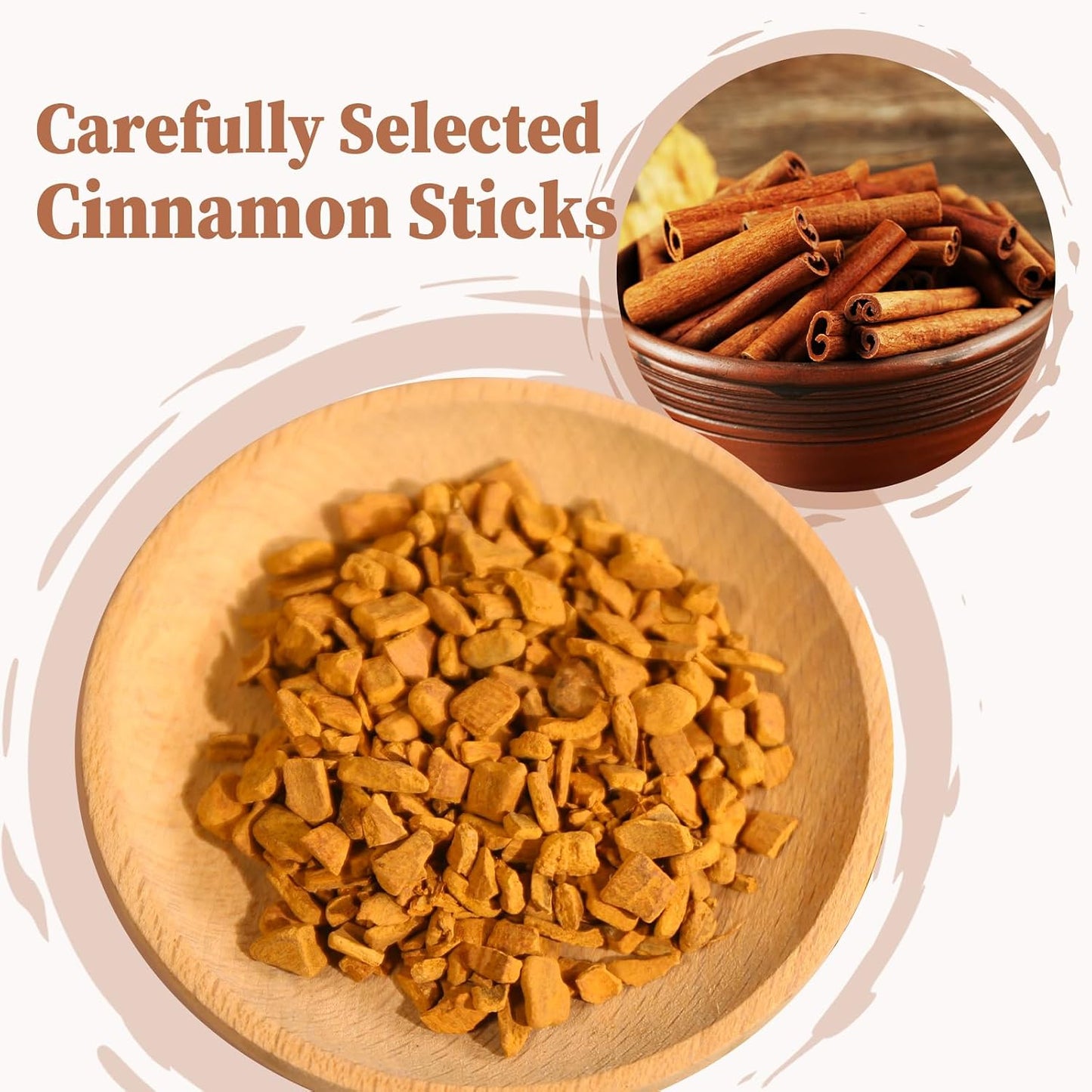 FullChea - Cinnamon Tea Bags, 50 Count, Cinnamon Stick Tea