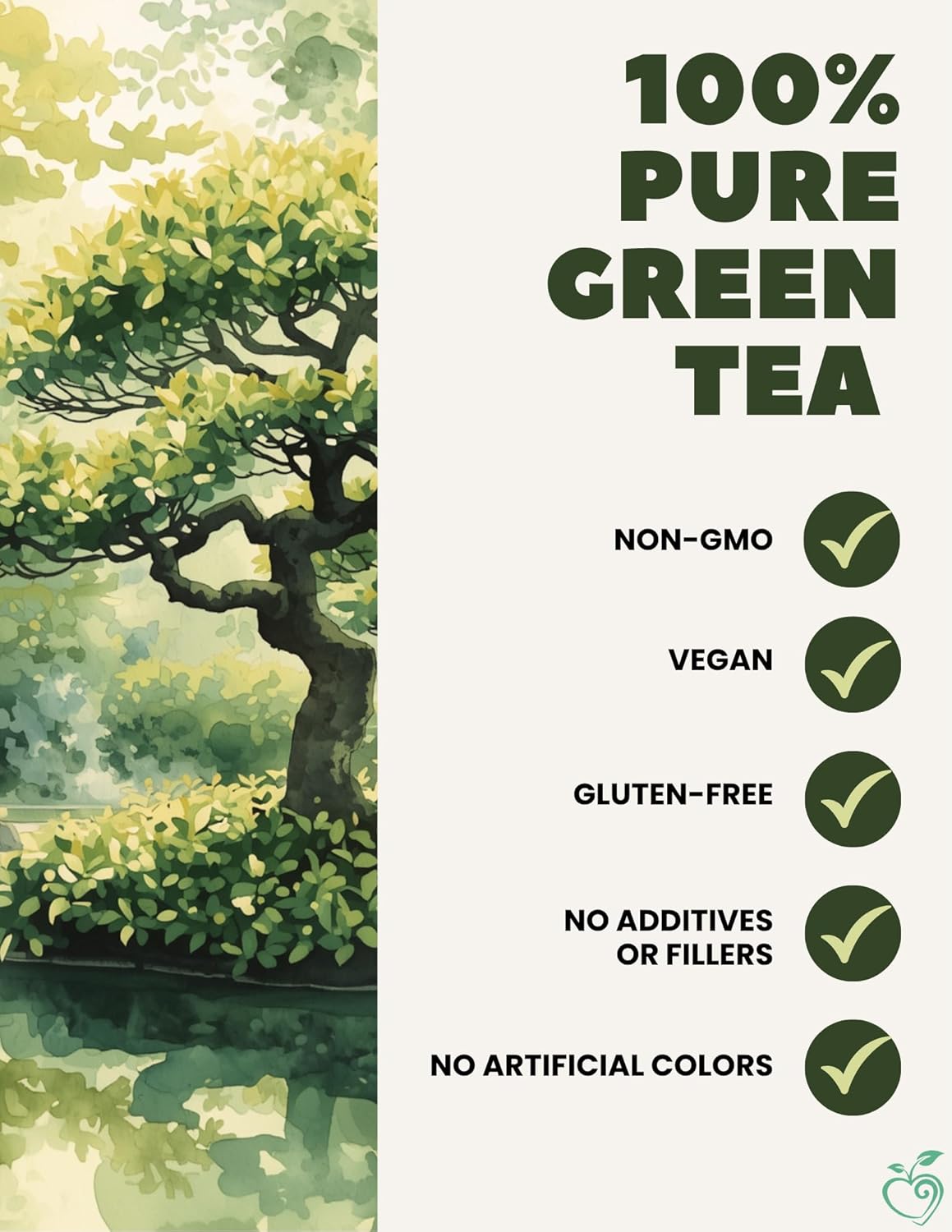 Cherie Sweet Heart Organic Matcha Green Tea Powder - Premium Culinary Grade, Authentic Japanese Origin, Antioxidant-Rich, Gluten-Free, Vegan – Perfect for Lattes, Cooking, Baking &amp; Smoothies – 16oz Resealable Bag