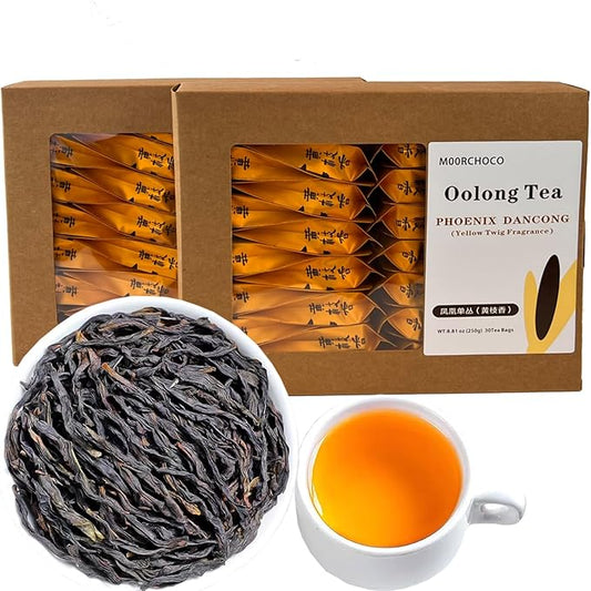 Oolong Tea 8.81oz /250g（30Bags）Phoenix Dancong （Honey Orchid Aroma）Chao Zhou Feng Huang Dan Cong Mi Lan Xiang Loose Leaf 潮州乌岽单枞茶叶 凤凰单丛 (黄枝香)
