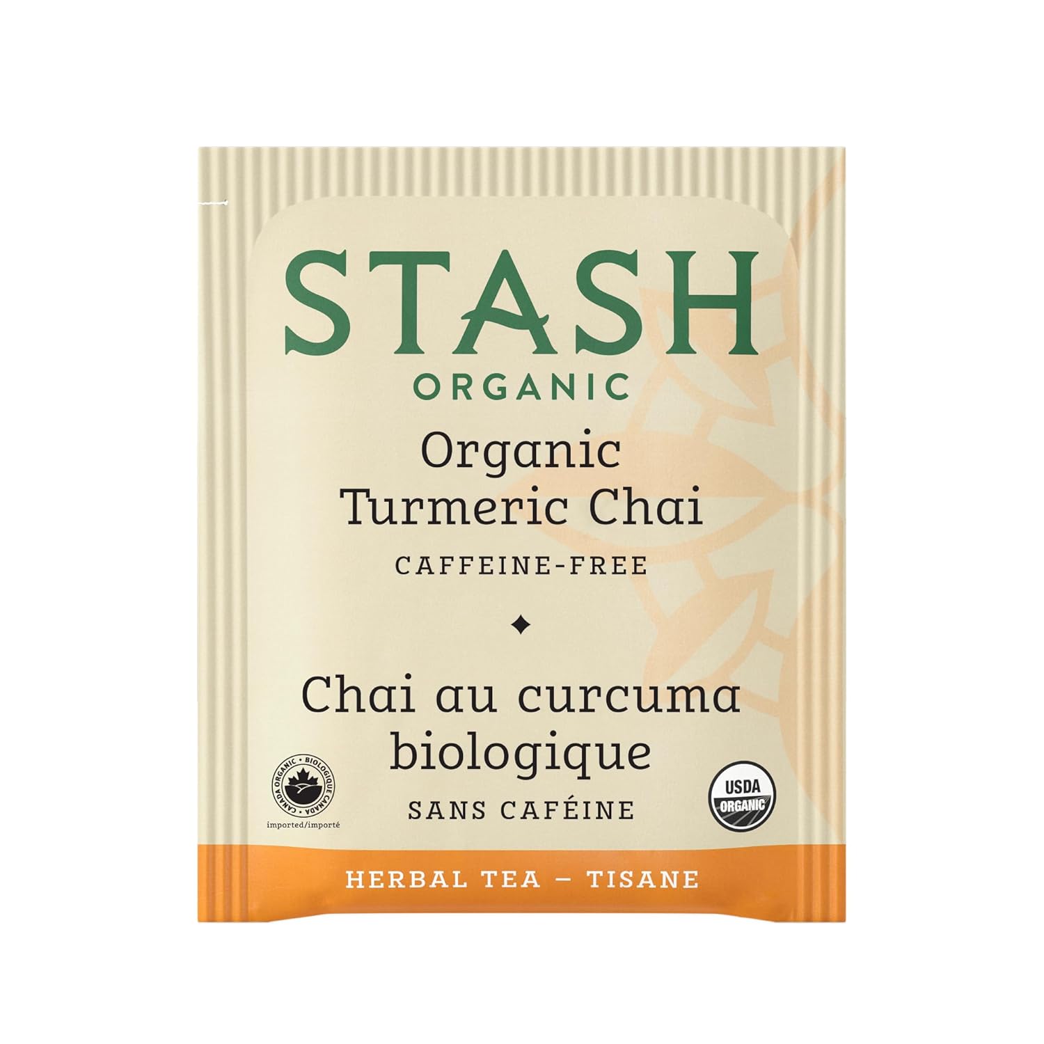 Stash Tea Organic Turmeric Chai, Caffeine-Free, Non-GMO Project Verified, Serve Hot or Iced, 96 Tea Bags, 16 count (6 pack)