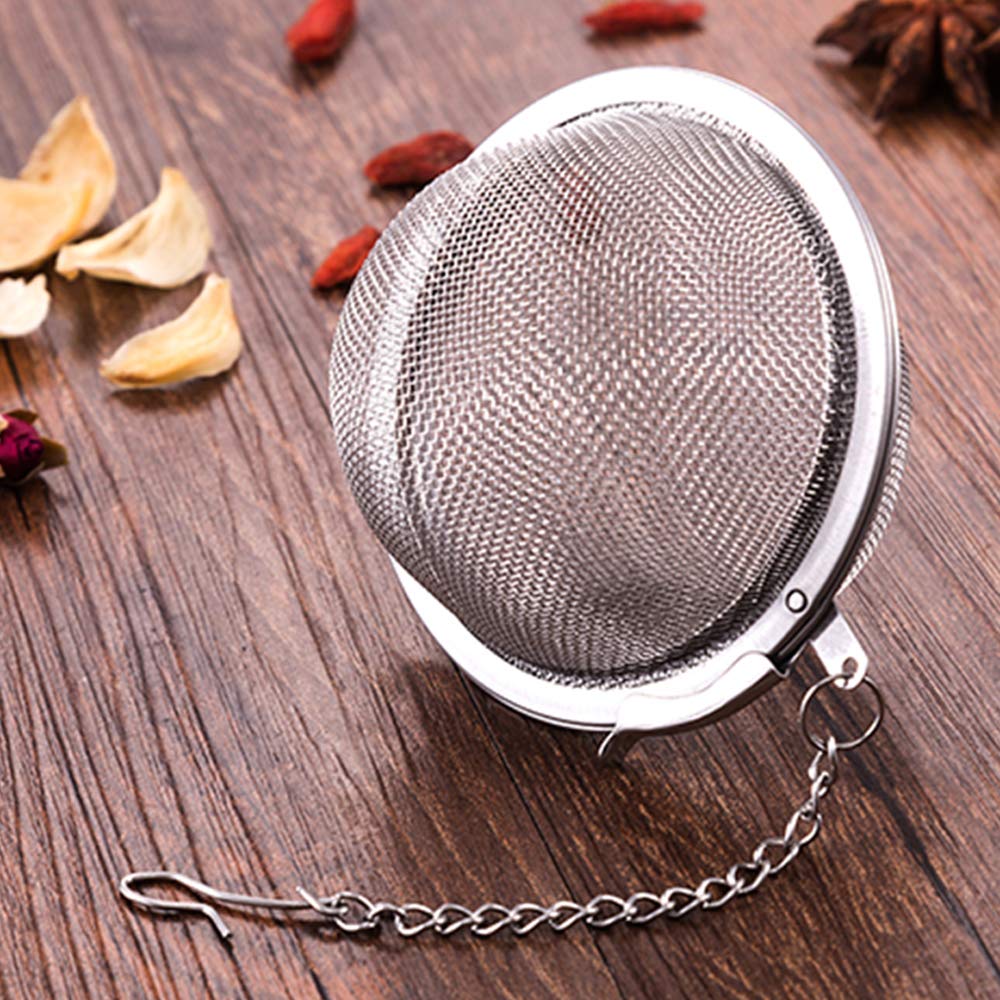 Septo 8Pcs Loose Leaf Tea Steeper, Stainless Steel Tea Ball Infusers for Loose