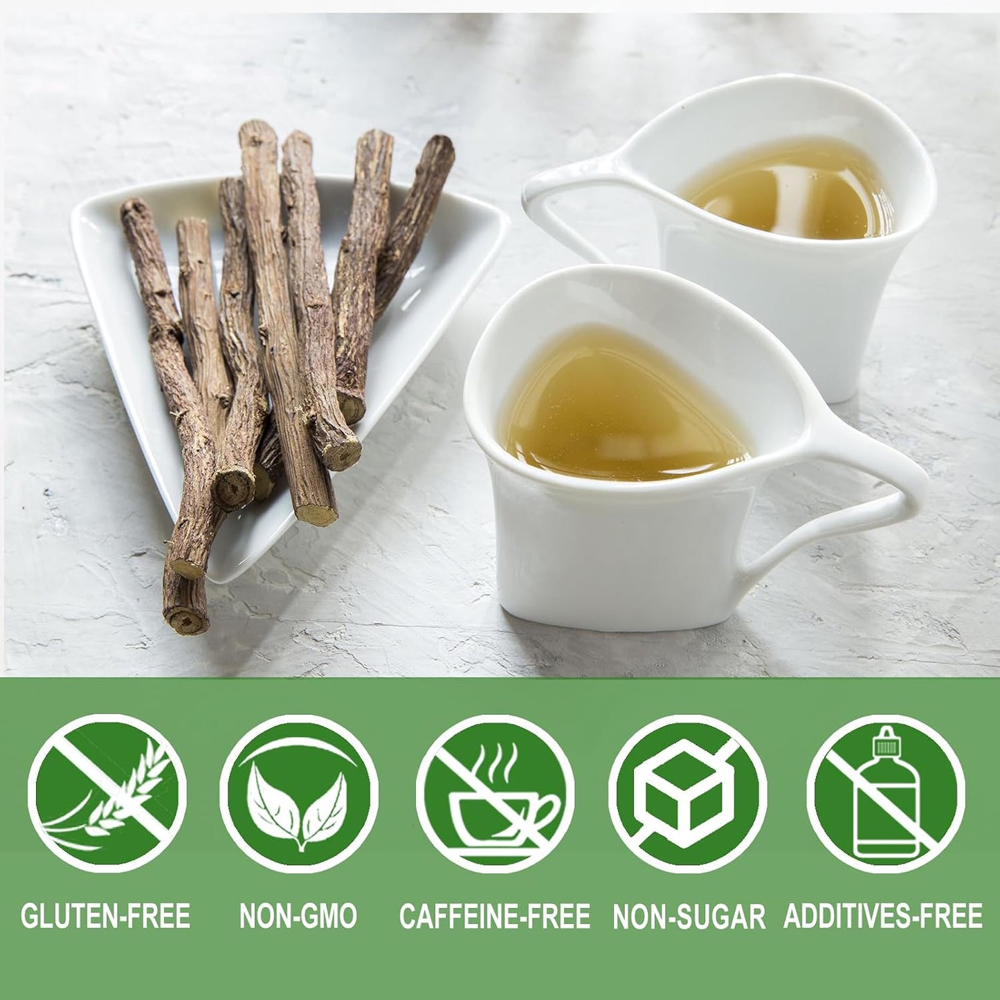 Jarteela - Licorice Tea Bag, 40 Ct, licorice Root Herb Teabags | Pure licorice root, Non-GMO. Naturally sweet and smooth, supports gentle digestion and promotes a healthy-looking skin glow.