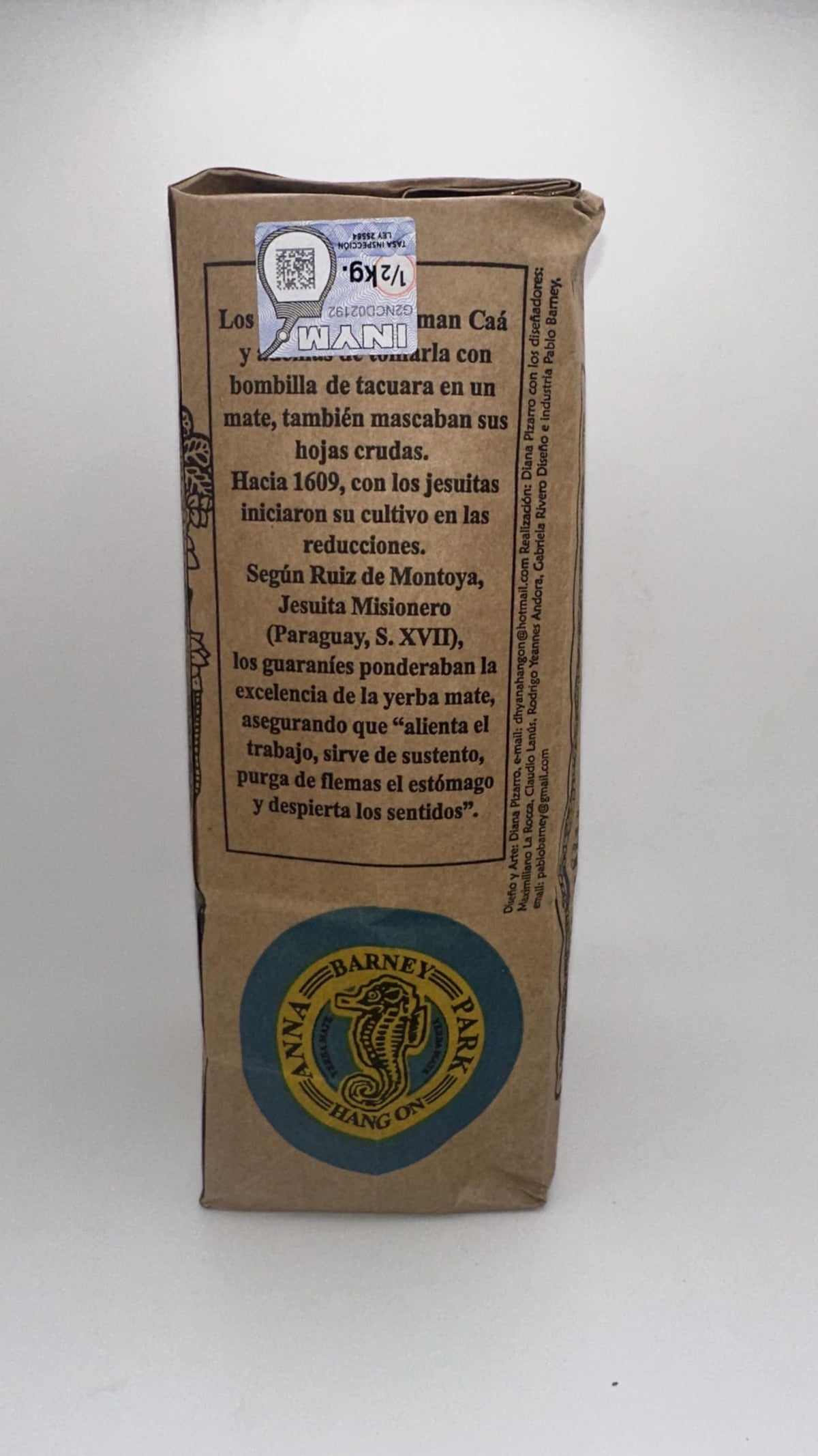 LATAM CONCEPT Anna Park Yerba Mate from Argentina - Organic - 1.1 LB (500gr)